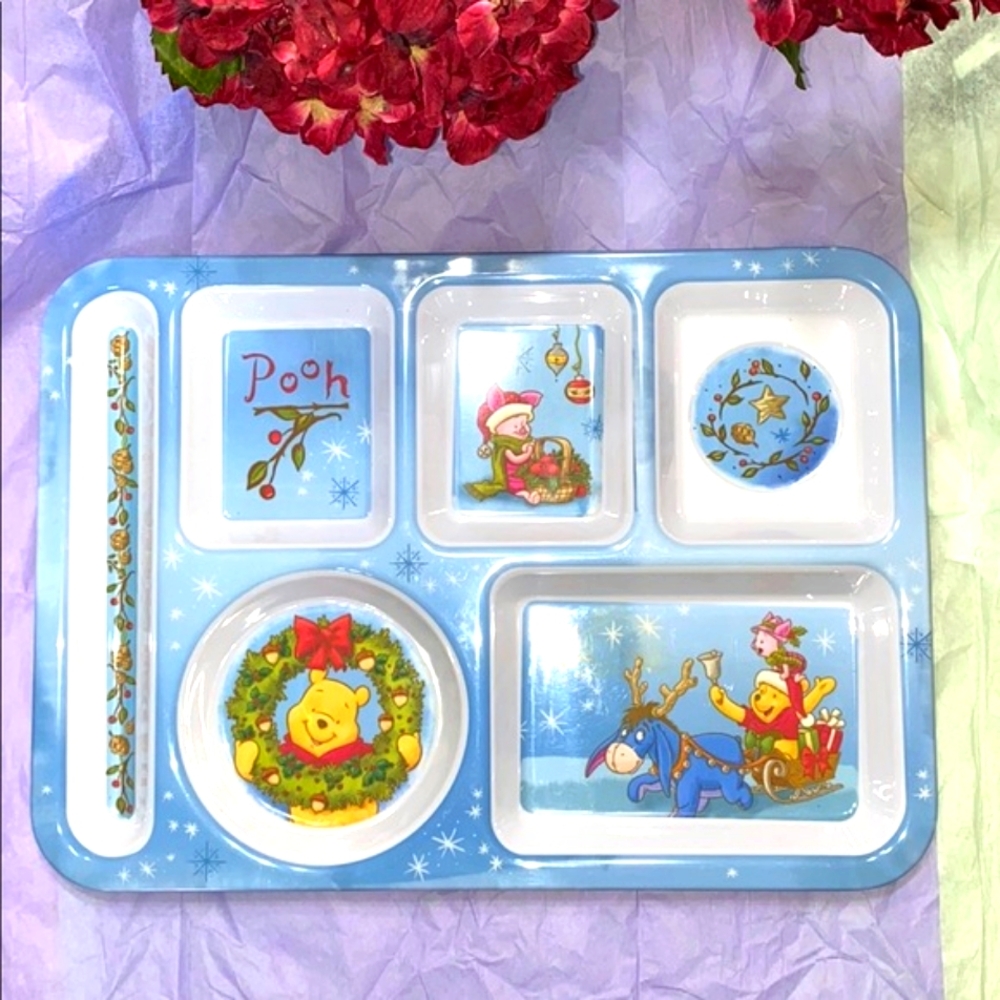 Disney’s Winnie Pooh Classic plate tray Pooh collection item